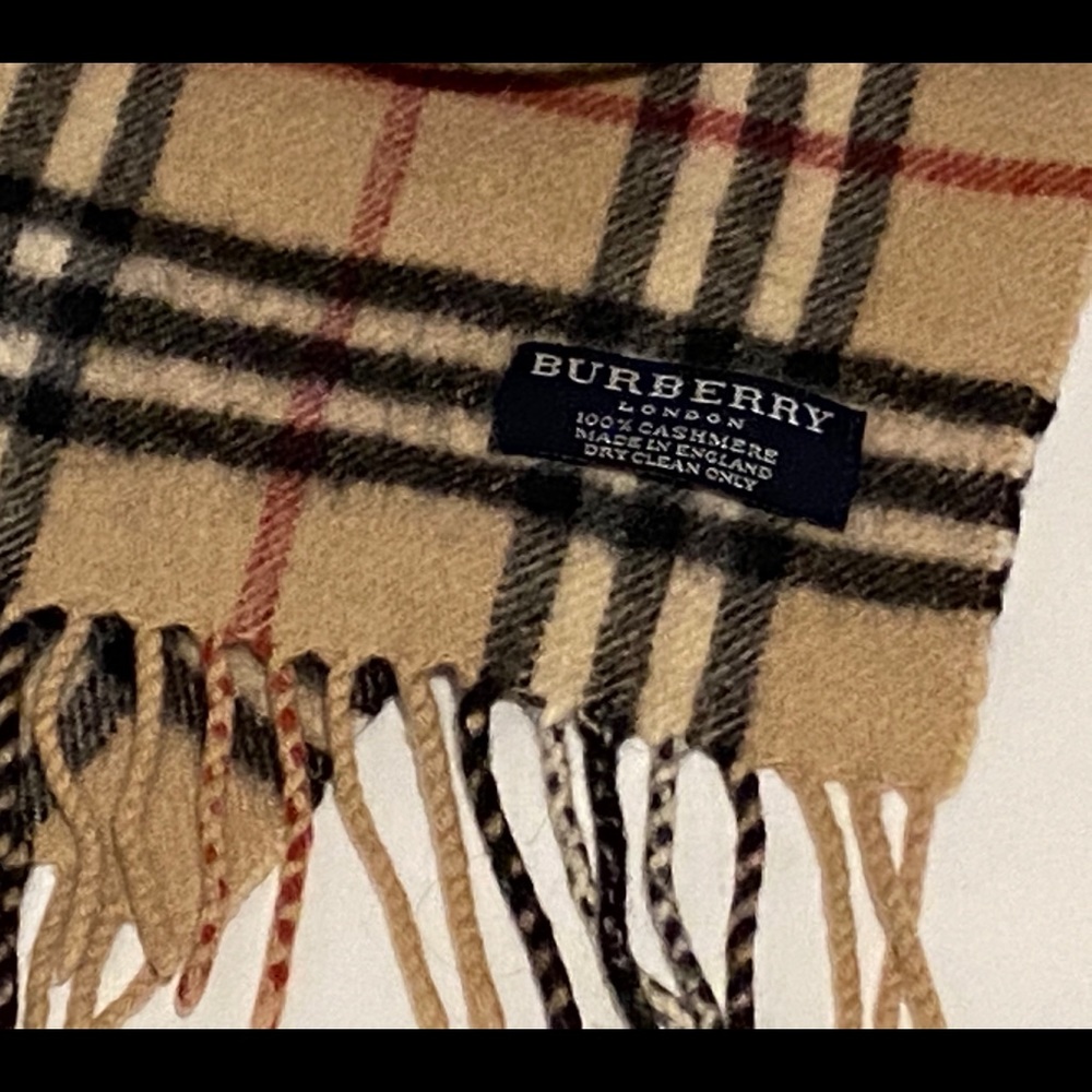 burberry classic check cashmere scarf Unisex
